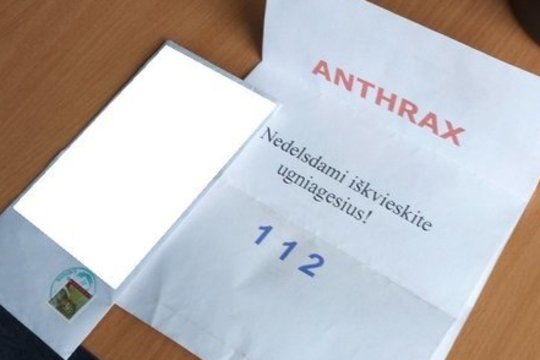 Kaune gautas nerimą keliantis laiškas: voko viduje – milteliai su juodligės pavadinimu