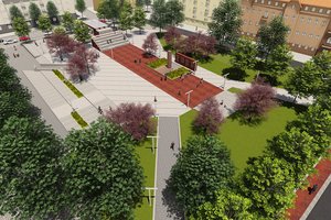 Klaipėdiečiai įsiaudrino dėl svarbios miestui aikštės: architektams rūpi ne dvasios reikalai, o tik lauko kavinės ir tualetai