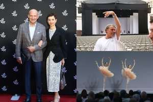 Meno mylėtojai rinkosi į baleto premjerą: M. Rimeikis ir J. Statkevičius sujungė jėgas