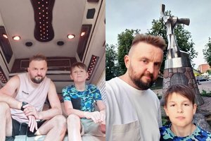 Stanislavas Stavickis-Stano dviese su sūnumi leidosi į nuotykį: gyvens automobilyje