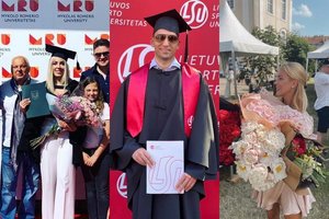 Žinomų žmonių namuose – šventė: atsiėmė diplomus ir įrodė, kad amžius nėra svarbu 