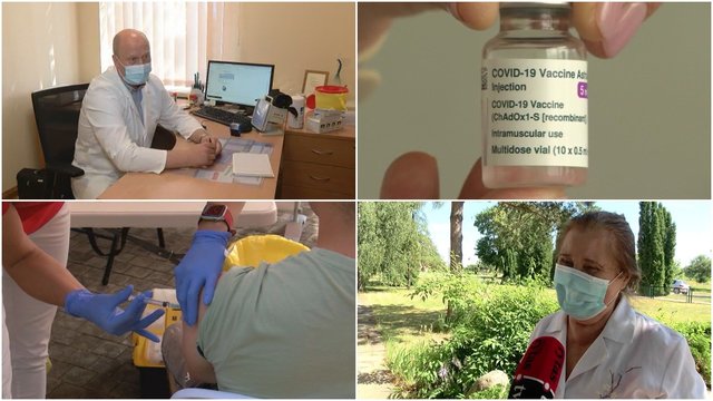 Vienoje iš Lietuvos ligoninių – rekordinis vakcinuotų asmenų skaičius: skiepytis kvietė originaliai