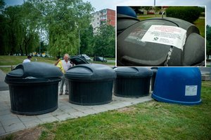 Vienas Vilniaus konteineris pretenduoja į rekordininkus – vežėjai visą pusmetį nesugalvoja, kaip jį išvalyti