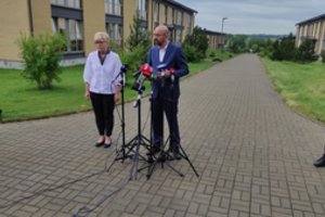 Lietuvos pasienyje apsilankęs EVT pirmininkas Ch. Michelis davė pažadą: kalbėsimės su migrantų kilmės šalimis