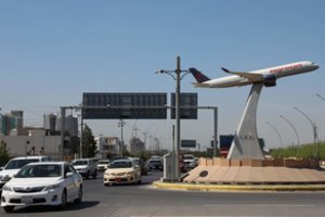 Irako šiaurėje dronais su bombomis atakuotas tarptautinis oro uostas