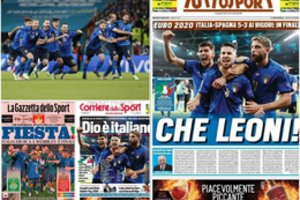Į „Euro 2020” finalą patekusi Italija šlovina savo herojus ir šaukte šaukia: „Dievas yra italas“