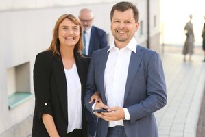 Anykščiuose susituokė Vlada Musvydaitė ir Gediminas Vilčiauskas