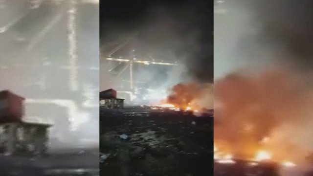 Viename Dubajaus uosto laivų nuaidėjo smarkus sprogimas: buvo galima girdėti iš toli