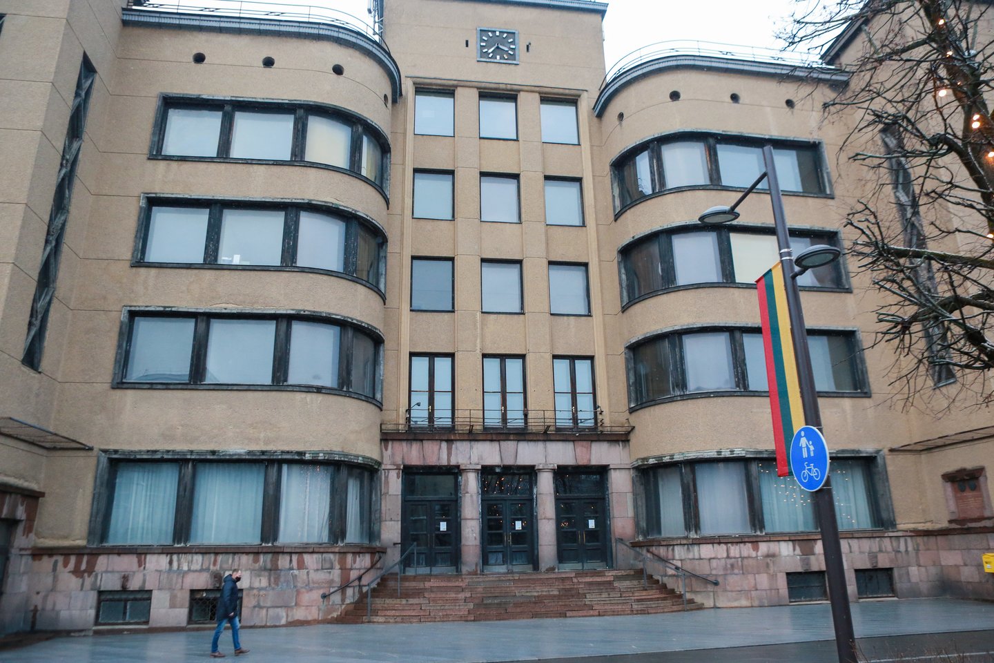 Kultūros ministras Simonas Kairys žada siekti, kad Kauno ir Klaipėdos centrinių paštų pastatai atsidurtų Kultūros ministerijos žinioje.<br>G.Bitvinsko nuotr.