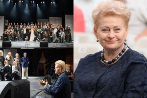 „Mažvydo“ operoje apsilankiusi Dalia Grybauskaitė: „Jūs keičiate mūsų požiūrį“