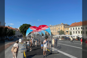 Atokvėpį nuo kaitros Vilniuje rasite pačiame centre: gyventojus vėsins vandens dulksna