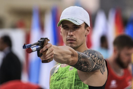 Europos šiuolaikinės penkiakovės čempionate D. Vaivada užėmė 17-ąją vietą