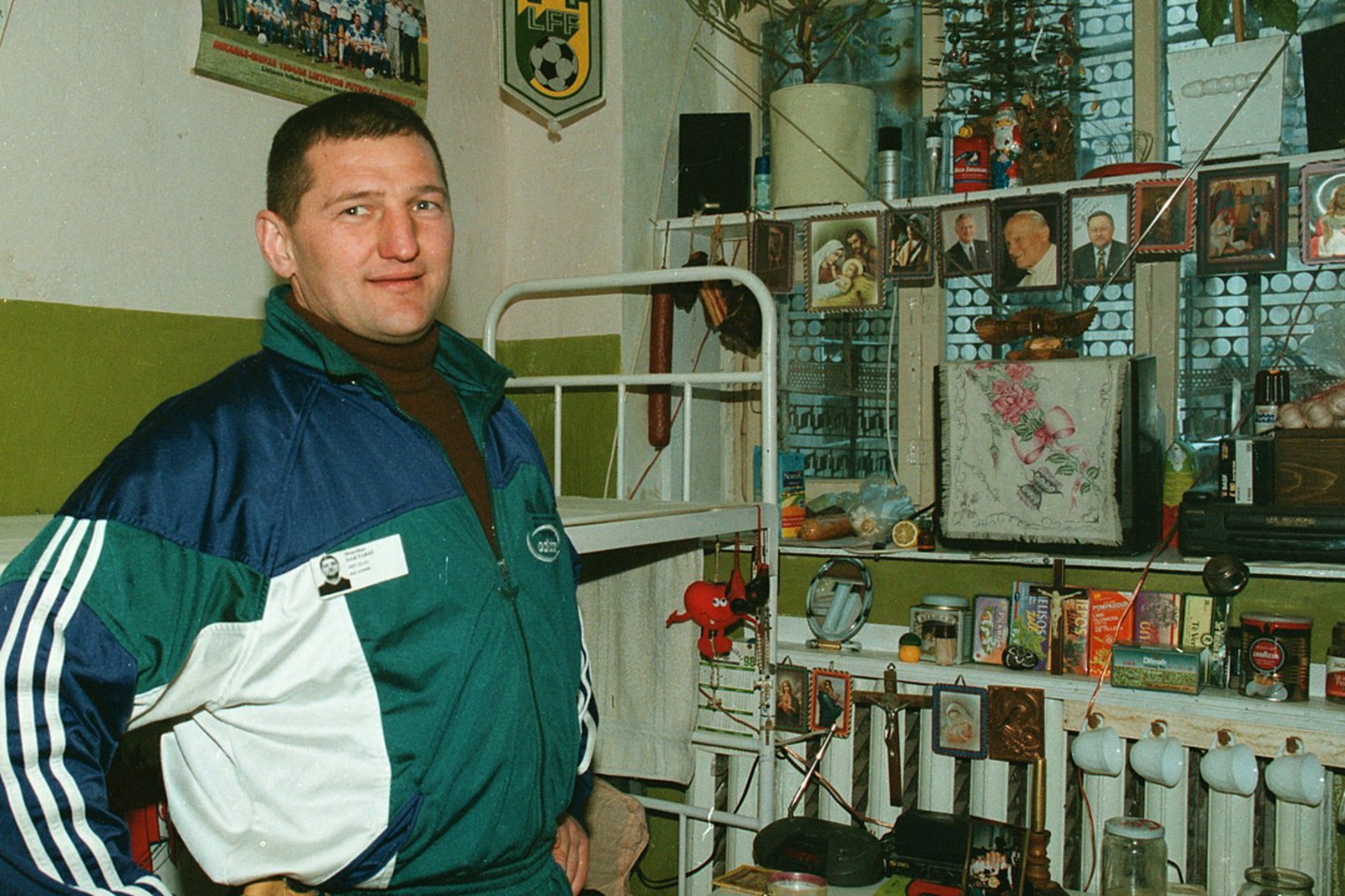  H.Daktaras kalėjime 1999-aisiais.<br>R.Jurgaičio nuotr.