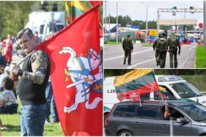 Marširuotojai surengė dar vieną akciją – patraukė prie Baltarusijos sienos: Vyriausybei iškėlė reikalavimus