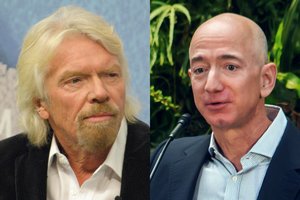 Svajonės pildosi: milijardierius R. Bransonas sekmadienį pakils į kosmosą