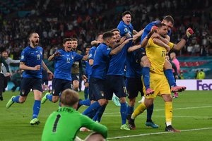 Daugiau nei pusę amžiaus trukęs laukimas baigėsi: Italijos rinktinė – Europos futbolo čempionė