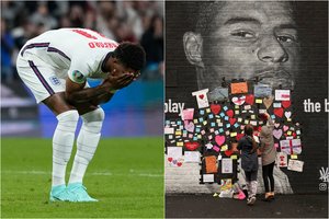 Po neįmušto baudinio rasistinių įžeidimų sulaukęs M. Rashfordas pasidalino širdį veriančiu laišku