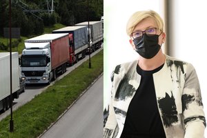 I. Šimonytė kaltina vežėjus platinant COVID-19 atmainas, bet duomenų tam pagrįsti stinga