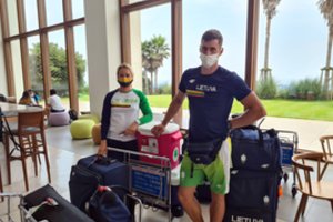 Olimpiniame kaimelyje įsikūrė pirmieji Lietuvos sportininkai