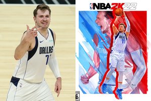 Neeilinis įvertinimas: L. Dončičius puikuosis ant „NBA 2k22“ vaizdo žaidimo viršelio