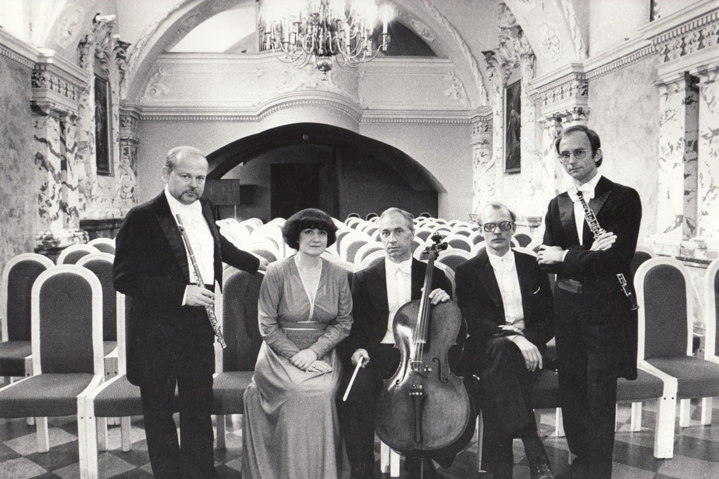 Filharmonijos ansamblis „Musica Humana“ R.Maciūtei buvo tarsi šeima. <br>Nuotr. iš Filharmonijos archyvų.