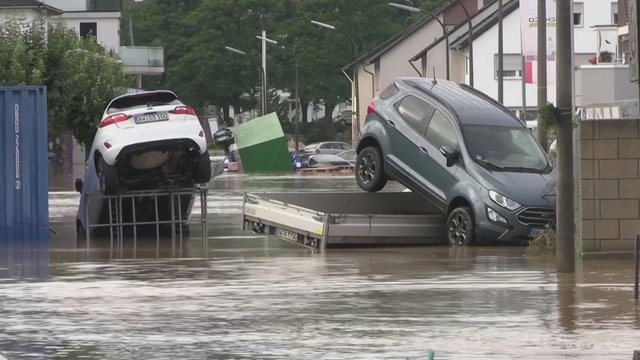 Vokietiją nusiaubė smarkūs potvyniai: keturios dešimtys žmonių žuvo, dalis dingo be žinios