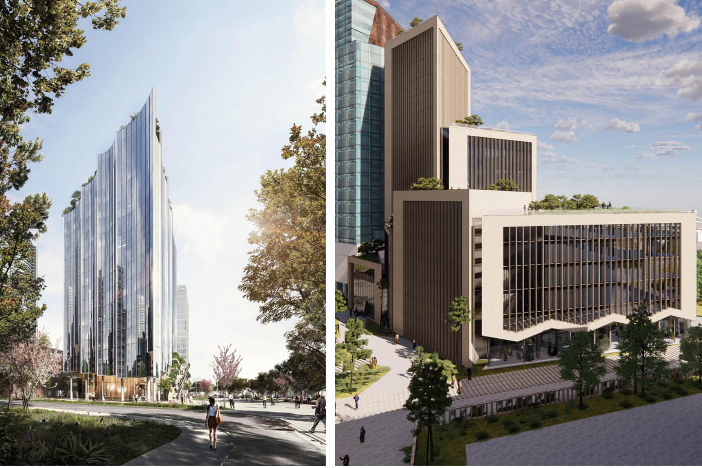 Verslo komplekso „3 Burės“ valdytojų „Eastnine Lithuania“ paskelbtame tarptautiniame atvirame architektūriniame konkurse, skirtame verslo centro plėtros galimybėms įvertinti, buvo gauti du pasiūlymai.<br>Vizual.