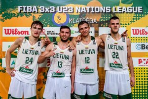 Tautų lygos pirmajame etape – Lietuvos 3×3 rinktinių triumfas