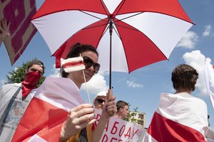 Baltarusijoje 11 studentų ir dėstytoja nuteisti už dalyvavimą protestuose