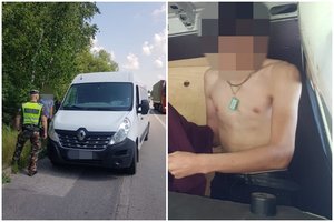 Lietuvos pasieniečiai latviams perdavė 13 migrantų, sučiuptų Lenkijos pasienyje