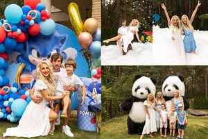 Jasaičių šeima atšventė 6-ąjį sūnaus Dominyko gimtadienį: pramogavo ir vaikai, ir suaugę