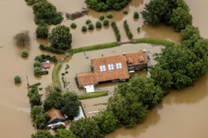 Nyderlandų premjeras dėl mirtinų potvynių kaltina klimato kaitą