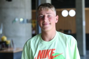 Į Lietuvos teniso istoriją Vimbldone patekęs 16-metis E. Butvilas pasiuntė žinutę R. Berankiui