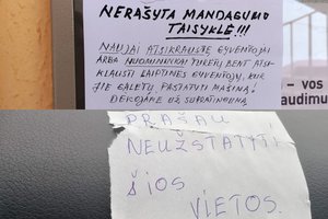Neteko amo dėl iš kaimyno gauto įspėjamojo lapelio: nejau dabar turėsiu aplankyti visus kaimynus?