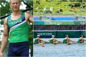 Į nepavydėtiną situaciją Tokijuje įstumtas irkluotojas pirštu dūrė į Rusiją: „Ir pikta, ir liūdna“