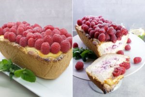 Varškės keksas su avietėmis: receptas, kuris tikrai nenuvils