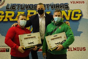 Graplingo imtynių puoselėtojams – juodi diržai