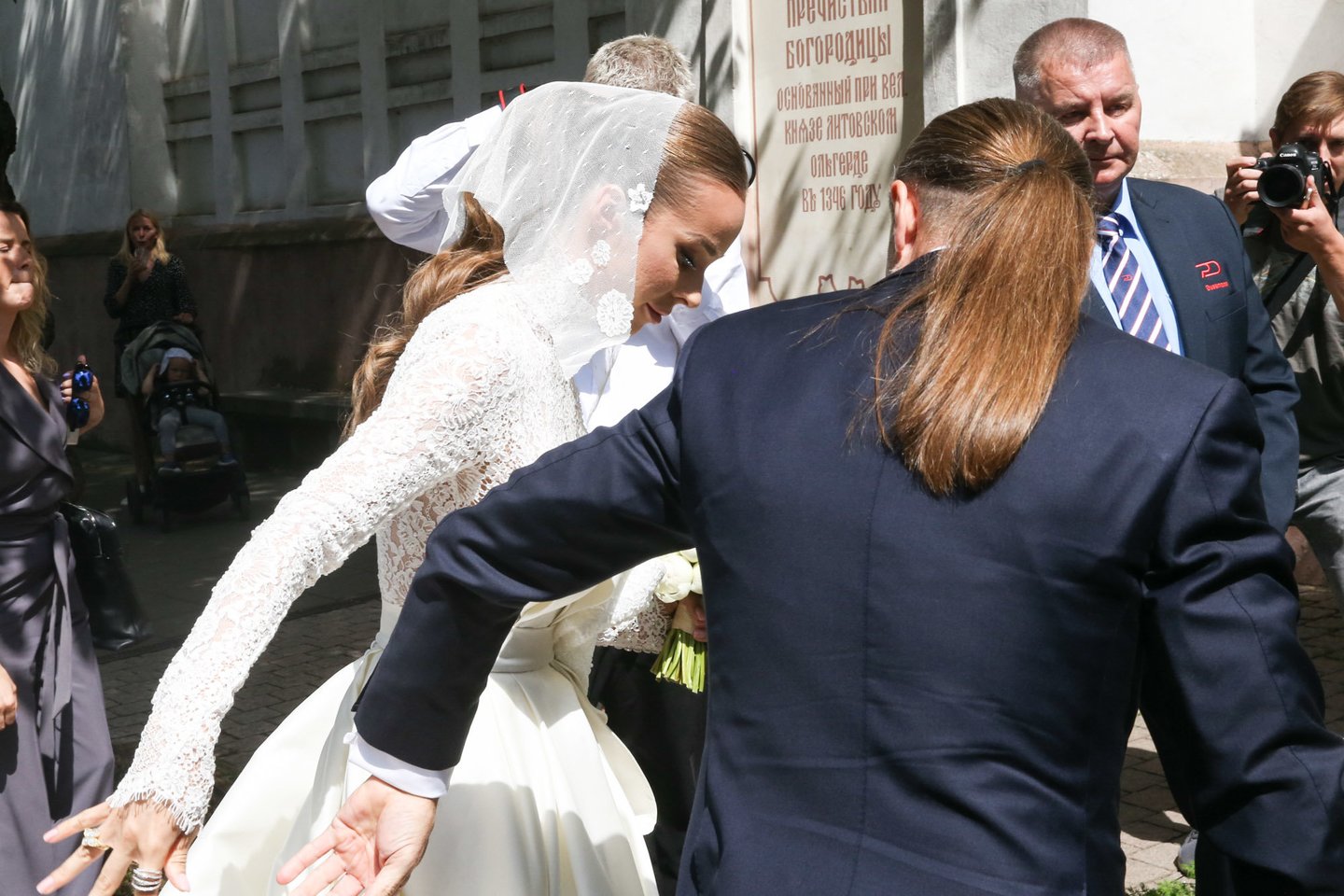 V.Siegel ir L.Suodaičio vestuvės.<br> R.Danisevičiaus nuotr.