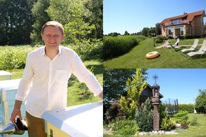 Operos solistui Liudui Mikalauskui skaniausias pavasarinis medus: boso sodyboje – jau keturi aviliai