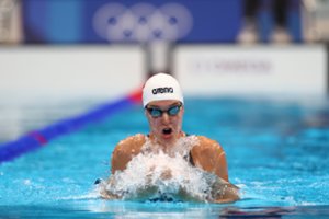 Nudžiugino: jauniausia Lietuvos olimpinės delegacijos narė K. Teterevkova tęs kovą baseine