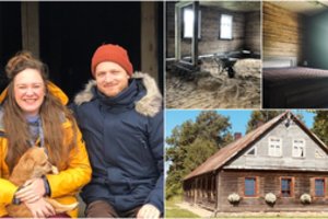 Galėjo sau leisti bet kokius namus, tačiau pasirinko kaimą Pakruojo rajone – prosenelio sodyba virsta ypatingu būstu 