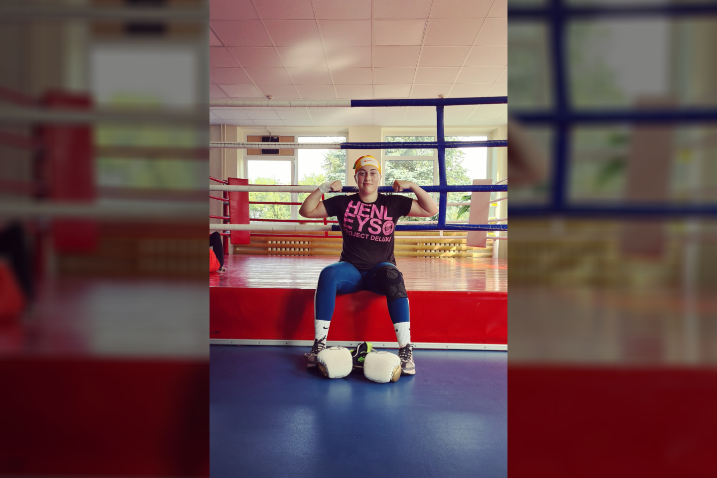 Austėja – profesionali sportininkė, penkis kartus tapusi Lietuvos bokso čempione, kurią klastinga onkologinė liga užpuolė visai netikėtai.<br>Asmeninio albumo nuotr.