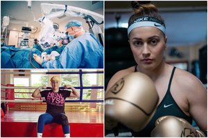 Kauno gydytojai profesionalios boksininkės galvoje aptiko auglį: išsidavė nekaltais simptomais