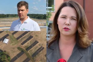 Atidaryta didžiausia saulės elektrinė Lietuvoje: už elektrą vartotojai mokės dvigubai mažiau