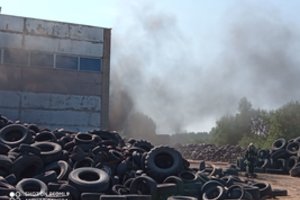 Po gaisro padangų perdirbimo įmonėje aplinkosaugininkai atliks neplaninį patikrinimą