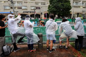 Tokijo olimpiadai – ne tik koronaviruso grėsmė: artėja galinga audra