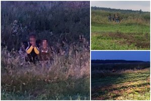 Pirmadienį sulaikyta 110 migrantų, Baltarusijos pasieniečiai jų „nemato“ ir nereaguoja