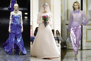 Paryžiaus aukštosios mados savaitėje – ir nuotakos, ir juodosios našlės