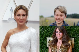 Žvaigždžių savaitėje – įsimylėjusi R. Zellweger, apsinuoginusi E. Hurley ir naujausia princiuko nuotrauka