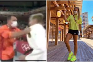 Rumunas papurtė ir trenkė vokietei per žandus, olimpietė teigė, kad treneris tai darė per silpnai
